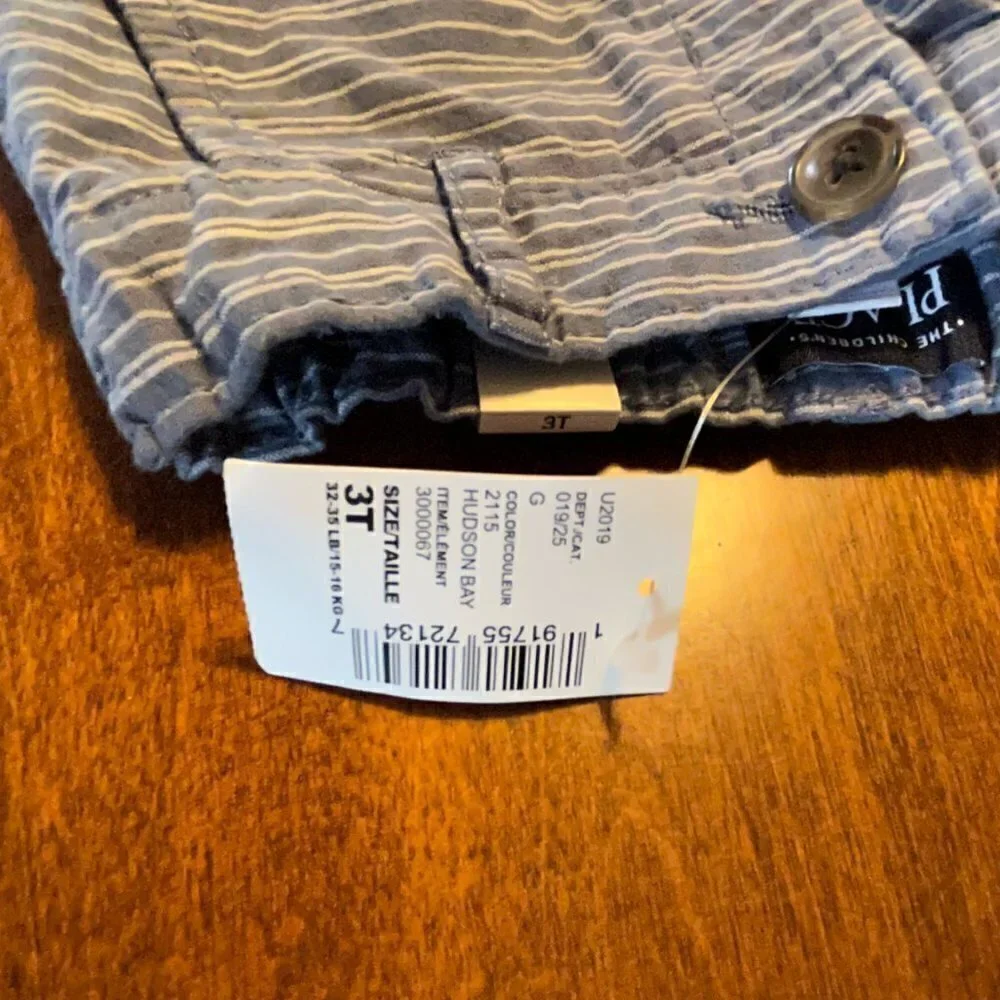 NWT The Children's Place boys shorts blue 3T